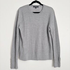Brooks Brothers 100% Italian Yarn Merino Wool Lightweight Pullover Sweater Sz XL